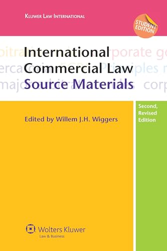 9789041126894: International Commercial Law, Source Materials 2nd Edition