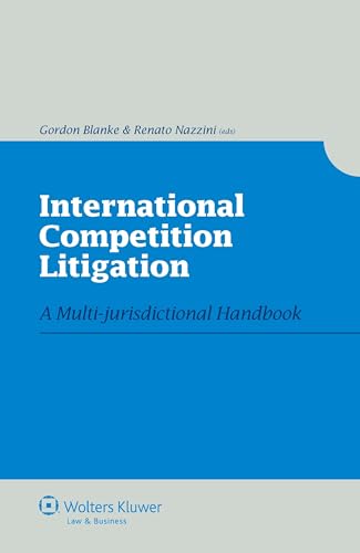 Stock image for International Competition Litigation. a Multi-Jurisdictional Handbook for sale by ThriftBooks-Dallas