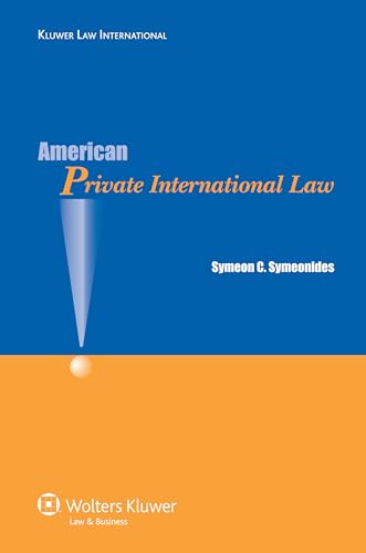 American Private International Law (9789041127426) by Symeon Symeonides