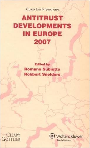 9789041127785: Antitrust Developments In Europe: 2007