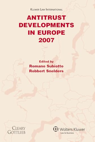 9789041127785: Antitrust Developments in Europe 2007