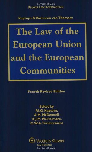 Beispielbild fr The Law of the European Union and the European Communities zum Verkauf von Anybook.com