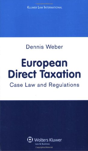 9789041128232: European Direct Taxation 2009: Case Law and Regulations