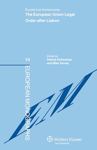 9789041131522: The European Union Legal Order after Lisbon (European Monographs, 70)