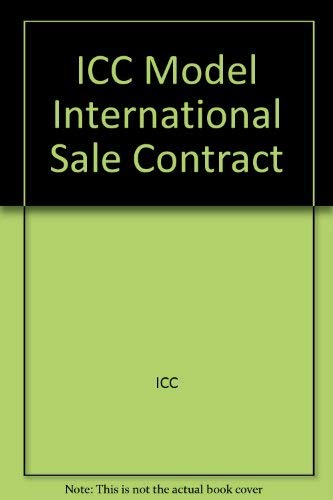 Model International Sale Contract (9789041131867) by ICC