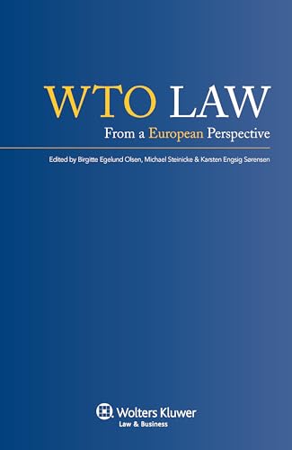 9789041133588: WTO Law: From a European Perspective