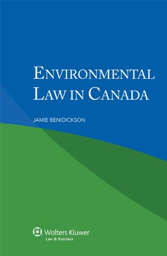 Environmental Law in Canada (9789041138545) by Benidickson, Jamie