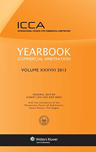 Stock image for Yearbook Commercial Arbitration Volume XXXVIII 2013 for sale by Lucky's Textbooks