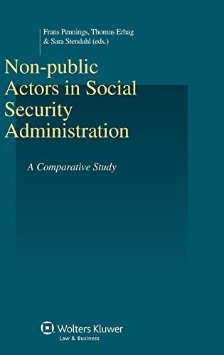 9789041149176: Non-Public Actors in Social Security Administration: A Comparative Study