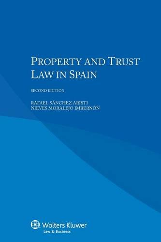 Stock image for Property and Trust Law in Spain for sale by ThriftBooks-Dallas
