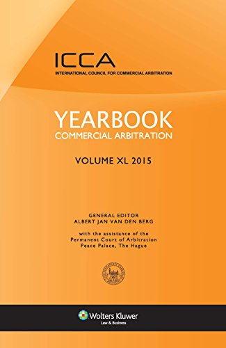 9789041159458: Yearbook Commercial Arbitration: Volume XL 2015: 40