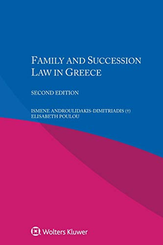 Stock image for Family and Succession Law in Greece for sale by Lucky's Textbooks