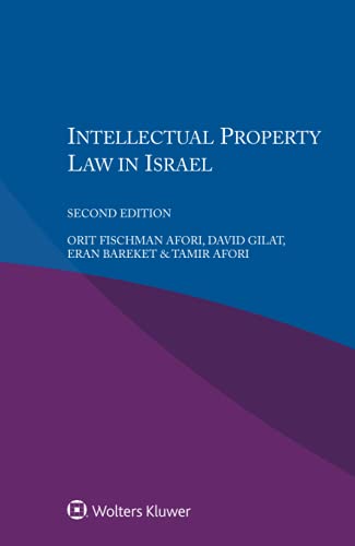 Imagen de archivo de Intellectual Property Law in Israel a la venta por Revaluation Books