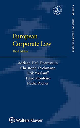 Imagen de archivo de European Corporate Law (European Company Law) a la venta por Lucky's Textbooks