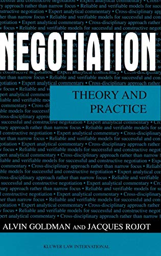9789041188960: Negotiation: Theory and Practice