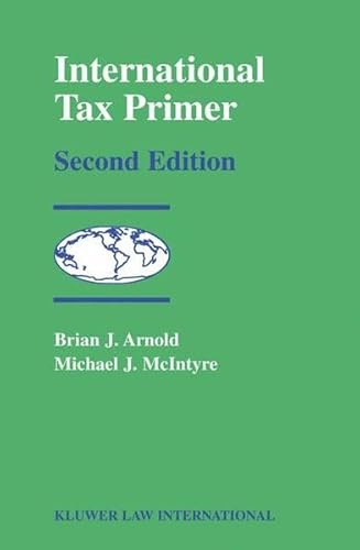 Beispielbild fr International Tax Primer zum Verkauf von SecondSale