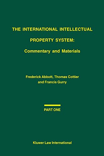 Imagen de archivo de International Intellectual Property System, Commentary and Materials a la venta por Dunaway Books