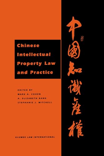 9789041193728: Chinese Intellectual Property:Law and Practice