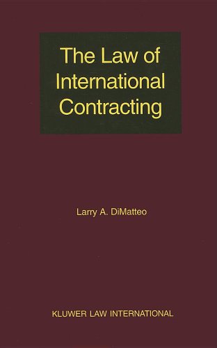 Stock image for The law of international contracting. for sale by Kloof Booksellers & Scientia Verlag