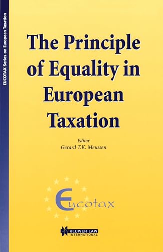 9789041196934: The Principle of Equality in European Taxation