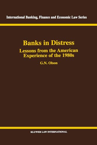 Banks in Distress: Lessons from the American Experience of the 1980's