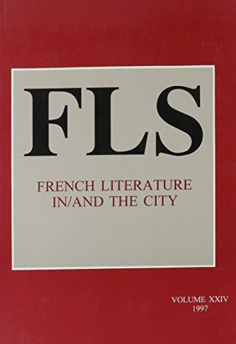 Stock image for FRENCH LITERATURE IN/AND THE CITY for sale by Prtico [Portico]