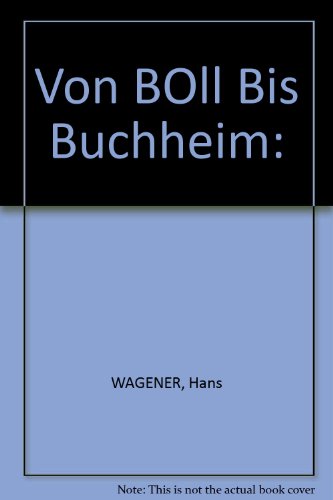 9789042002920: Von Bll Bis Buchheim: Deutsche Kriegsprosa Nach 1945 (Amsterdamer Beitrge Zur Neueren Germanistik)