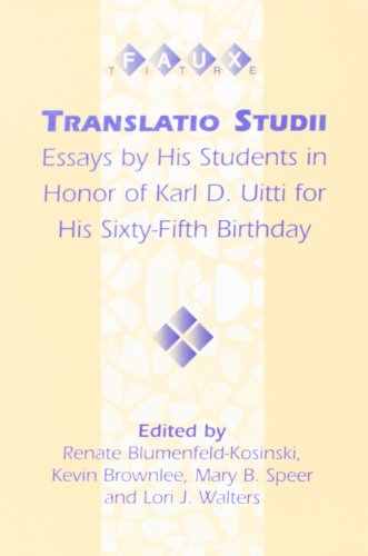Beispielbild fr Translatio Studii. Essays by His Students in Honor of Karl D. Uitti for His Sixty-Fifth Birthday. zum Verkauf von Antiquariaat Schot