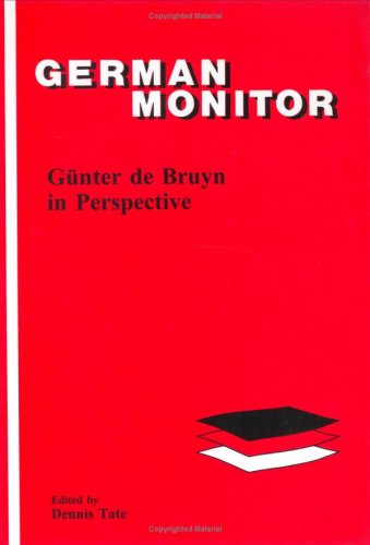 9789042005662: Gnter de Bruyn in Perspective: 44 (German Monitor)
