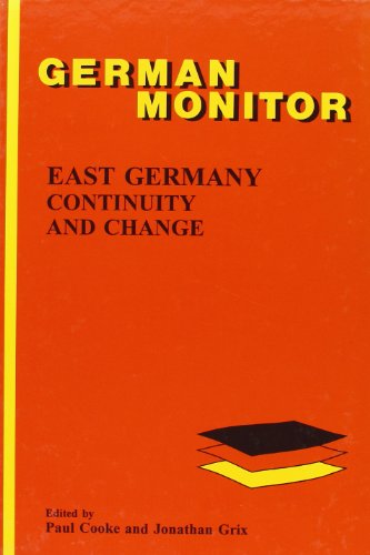 Imagen de archivo de East Germany: Continuity And Change. (German Monitor) a la venta por Phatpocket Limited