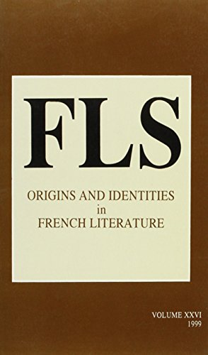 Stock image for ORIGINS AND IDENTITIES IN FRENCH LITERATURE for sale by Prtico [Portico]