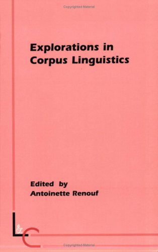Imagen de archivo de Explorations in Corpus Linguistics: 23 (Language and Computers) a la venta por WorldofBooks