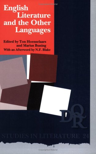 Beispielbild fr English Literature And The Other Languages.(DQR Studies in Literature 24) zum Verkauf von Revaluation Books