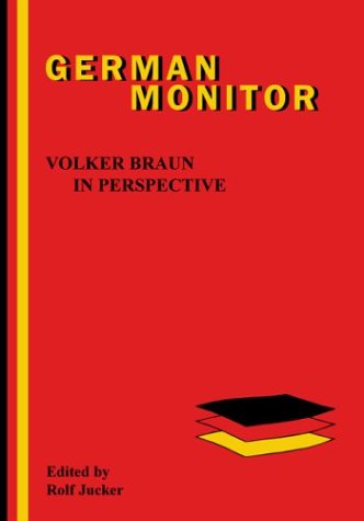 9789042008595: Volker Braun in Perspective (German Monitor 58)
