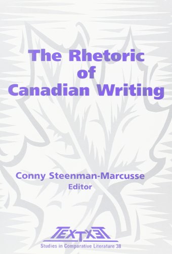 Stock image for The Rhetoric of Canadian Writing for sale by Hourglass Books