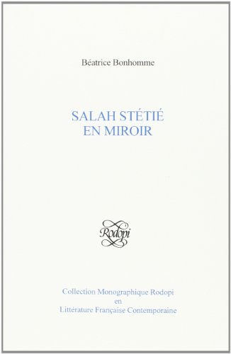 Stock image for Salah Stti En Miroir. for sale by Revaluation Books