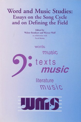 Beispielbild fr Word and Music Studies: Essays on the Song Cycle and on Defining the Field. zum Verkauf von Antiquariaat Schot