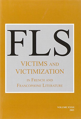 Beispielbild fr Victims and Victimization in French and Francophone Literature. zum Verkauf von Antiquariaat Schot