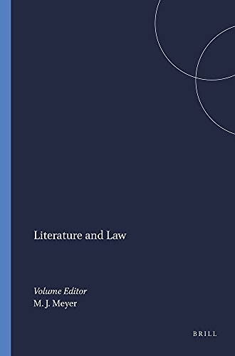 9789042016439: Literature and Law