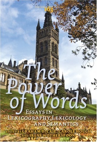 Beispielbild fr The Power of Words. Essays in Lexicography, Lexicology and Semantics (Costerus New Series 163) zum Verkauf von Antiquariaat Schot