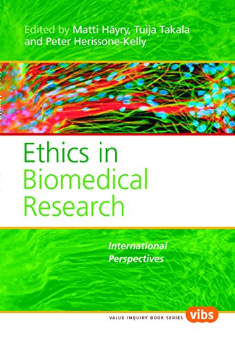 9789042021792: Ethics in biomedical research. international perspectives: 186 (Value Inquiry Book Series / Values in Bioethics)