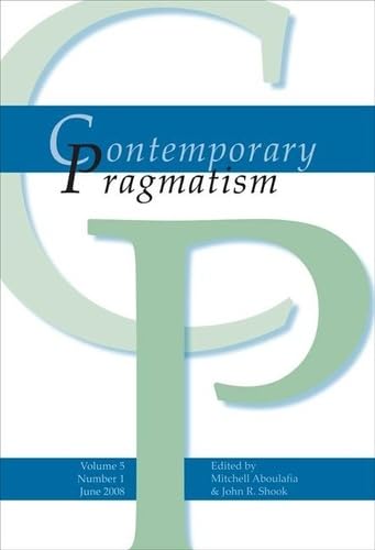 9789042024854: Contemporary Pragmatism Volume 5, Number 1. June 2008