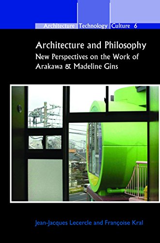 Imagen de archivo de Architecture and Philosophy New Perspectives on the Work of Arakawa & Madeline Gins. a la venta por Mahler Books