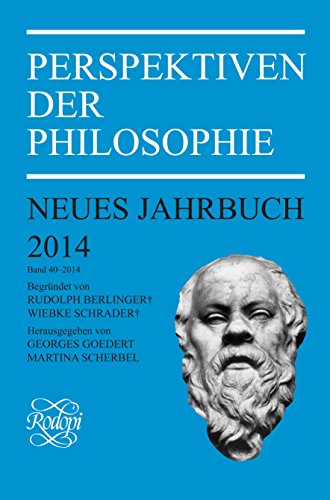 Beispielbild fr Perspektiven der Philosophie: Neues Jahrbuch Band 40 - 2014. zum Verkauf von Antiquariat  >Im Autorenregister<