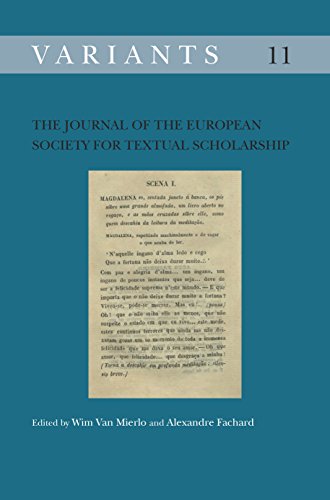 Stock image for The Journal of the European Society for Textual Scholarship for sale by Revaluation Books