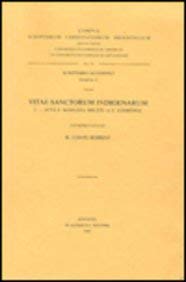 Beispielbild fr Vitae sanctorum indigenarum, fasc. 1. Acta S. Basalota Mika'el et S. Anorewos zum Verkauf von ISD LLC