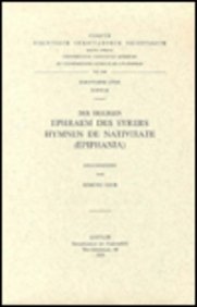 9789042902206: Des Heiligen Ephraem Des Syrers Hymnen de Nativitate (Epiphania). Syr. 82: T. (Corpus Scriptorum Christianorum Orientalium)