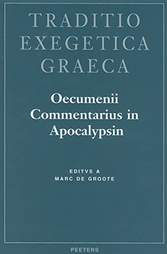 Beispielbild fr Oecumeni commentarius in apocalypsin zum Verkauf von ISD LLC