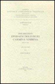 9789042902589: Des Heiligen Ephraem Des Syrers Carmina Nisiben, I. Syr. 92: T. (Corpus Scriptorum Christianorum Orientalium, Scriptores Syri Series 92)