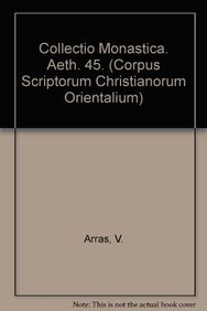 9789042902787: COLLECTIO MONASTICA. (Corpus Scriptorum Christianorum orientalium)